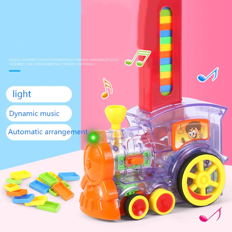 Brick Layer - Montessori Domino Train Toy