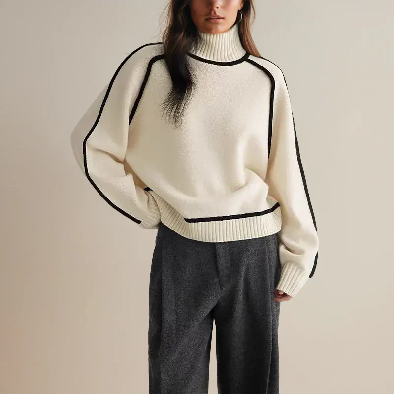 Dorine - Elegant oversized winter jumper