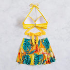 Maillot De Bain Deux Pièces Dos Nu Licou