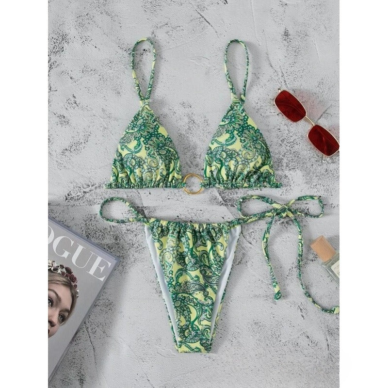 Lilou — Bikini deux-pièces à motif floral