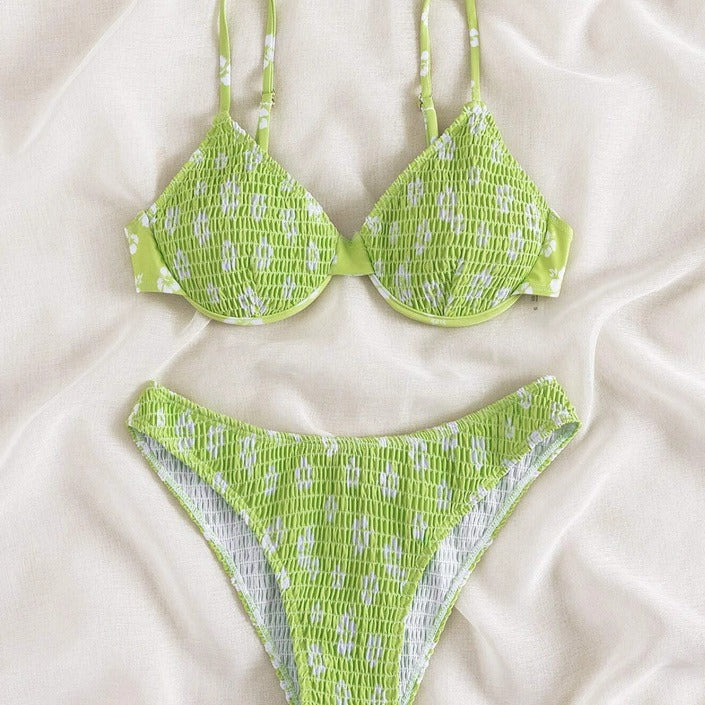 Rebecca — Maillot une pièce à armatures à motif floral
