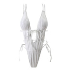 Eulalie — Maillot une pièce abricot