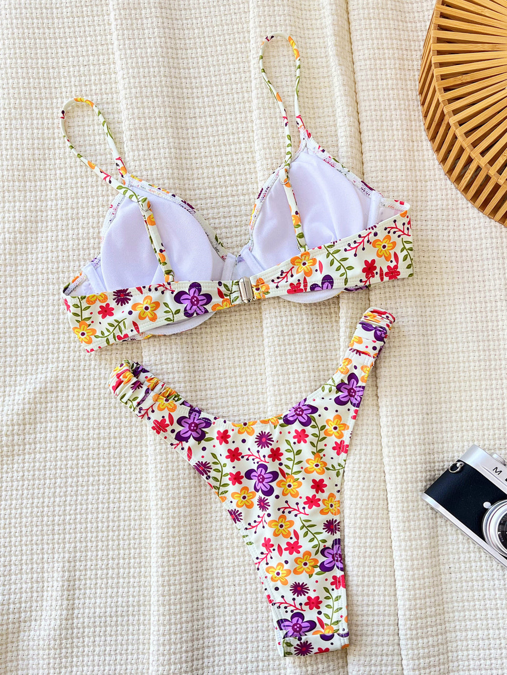 Lucie — Bikini deux-pièces à armatures blanc