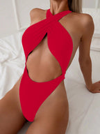 Bikini une pièce dos nu croisé - Chic&Shines