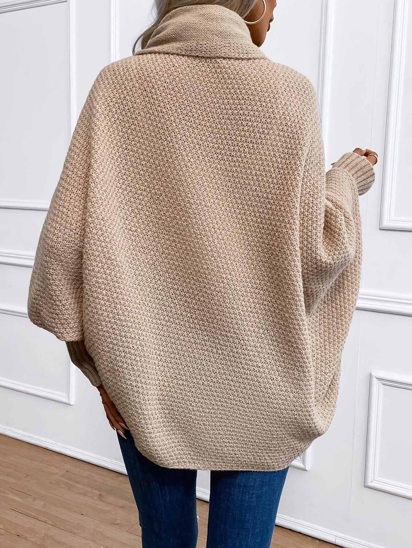 Cardigan élégant en cachemire à manches longues pour femmes, parfait pour l'automne