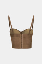 Luxury Mesh Underwired Bustier - Fitted Sheer Top for Women, Ideal for Special Occasions