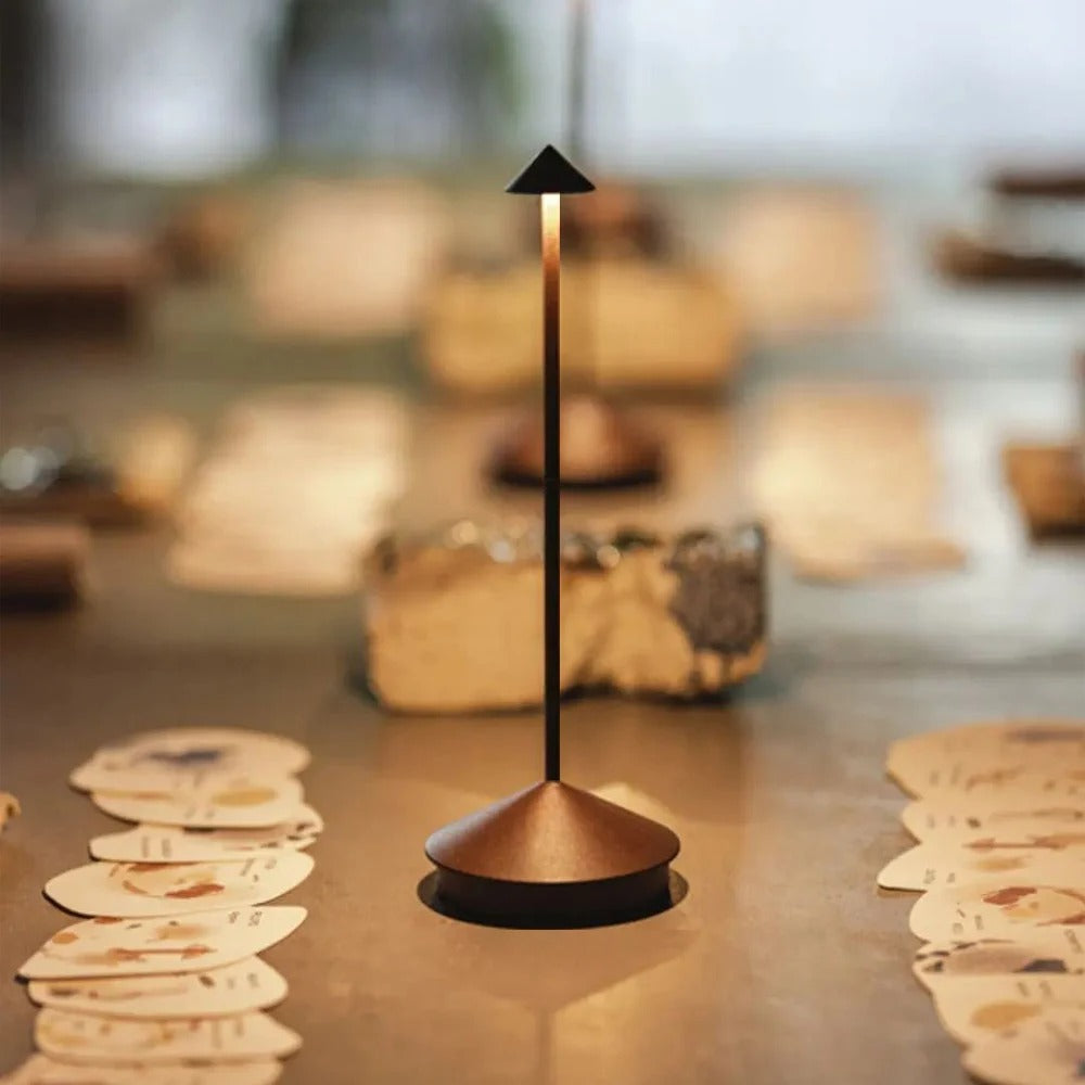 GlowLuxe lampe de table rechargeable