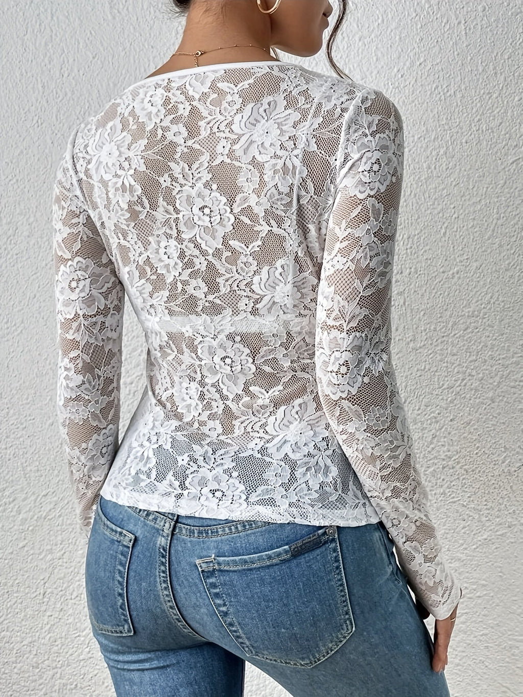 Women's lace shirt