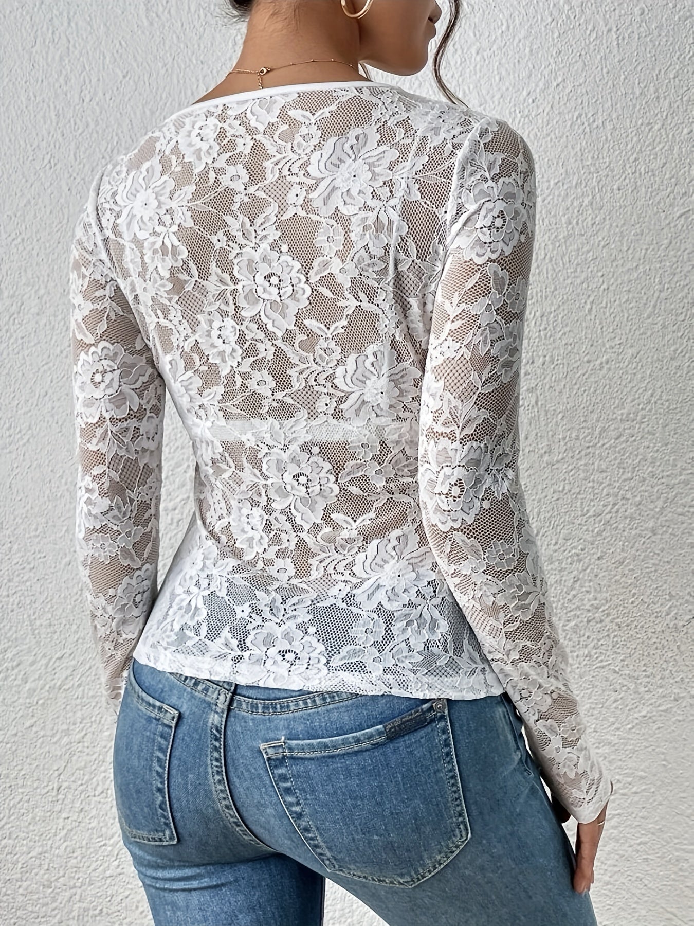Women's lace shirt