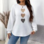 Pull décontracté à manches longues Love