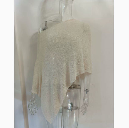 Cape et châle protection solaire - Tricot élégant