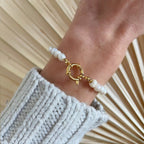 Bracelet en perles d'eau douce naturelles
