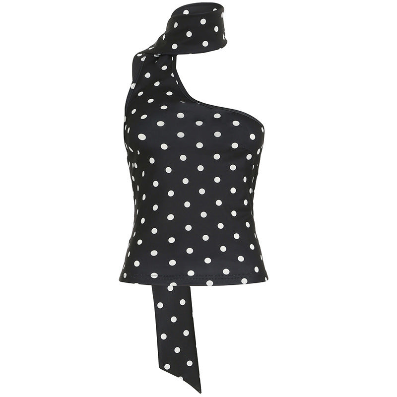 Haut court sans manches dos nu avec ruban - Chic&Shines