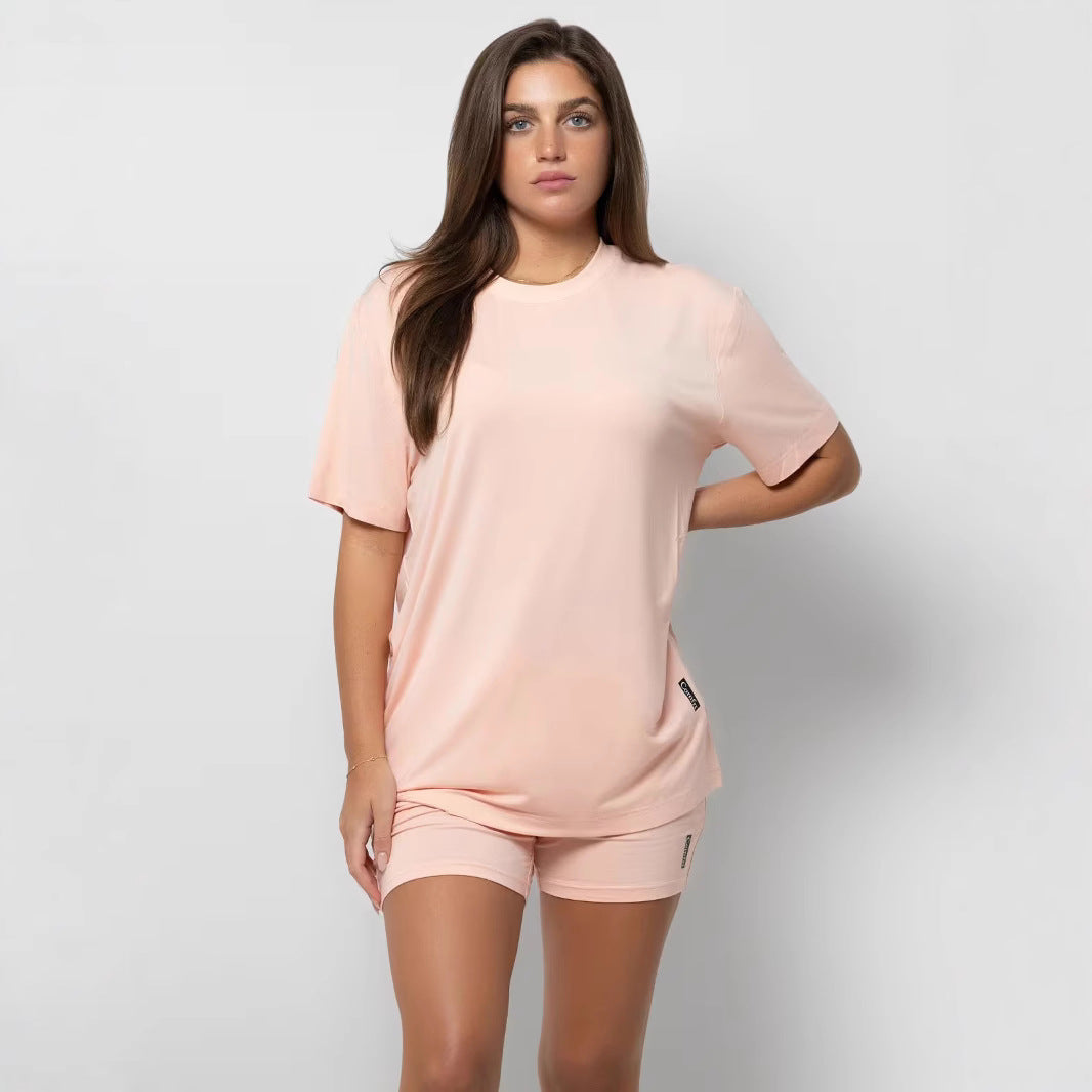 Ensemble de détente en coton – Chemise et short