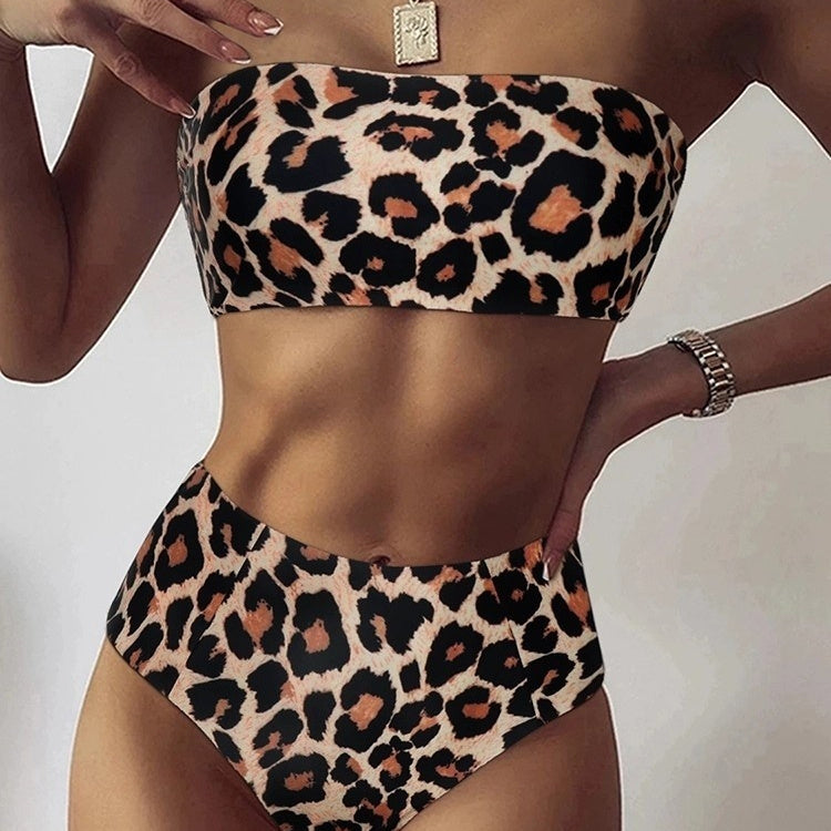 Octavie — Bikini deux-pièces léopard