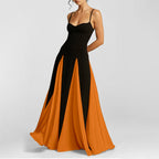 Solid color high-waisted wrap dress