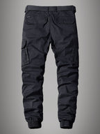 Men's Paweł Cargo Joggers – Stylish Embroidered Multi-Pocket Pants