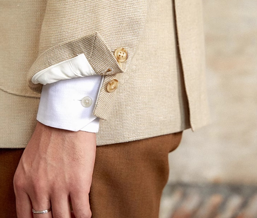 Costume à motif pour homme