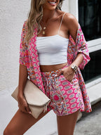 Ensemble chemise manches courtes short - Chic&Shines