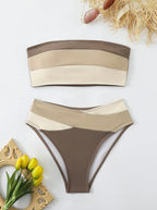 Celine — Colour-block two-piece bikini