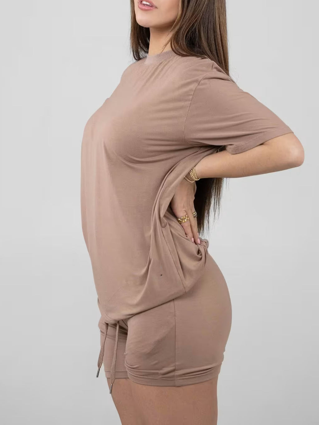 Ensemble de détente en coton – Chemise et short