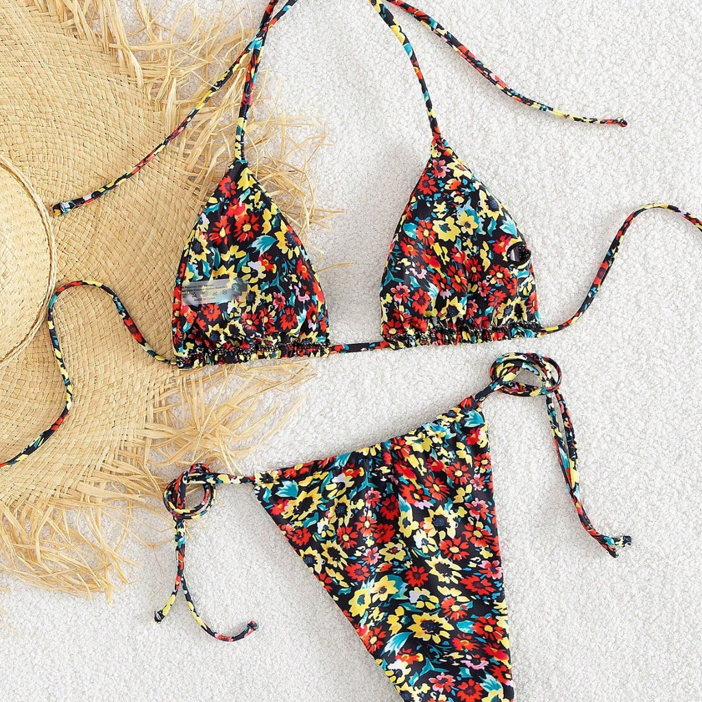 Tiphaine — Lace-up one-piece swimsuit
