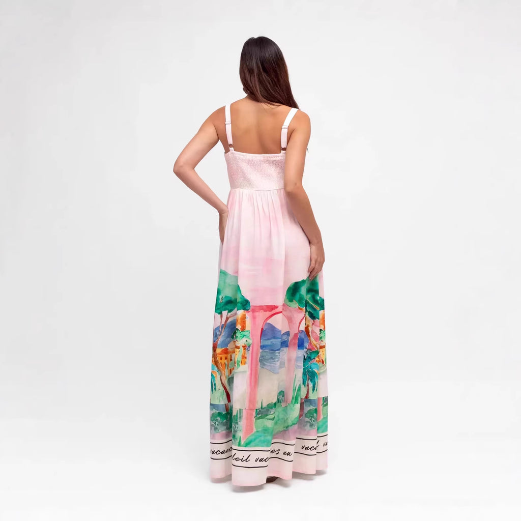 Robe Fluide Lin Bohème – Coupes Midi Chic