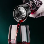 Carafe à vin en cristal avec aérateur