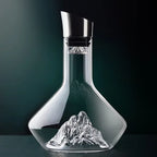 Carafe à vin en cristal avec aérateur
