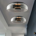 Elegant glass LED ceiling light