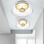 Elegant glass LED ceiling light