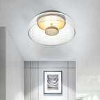 Elegant glass LED ceiling light