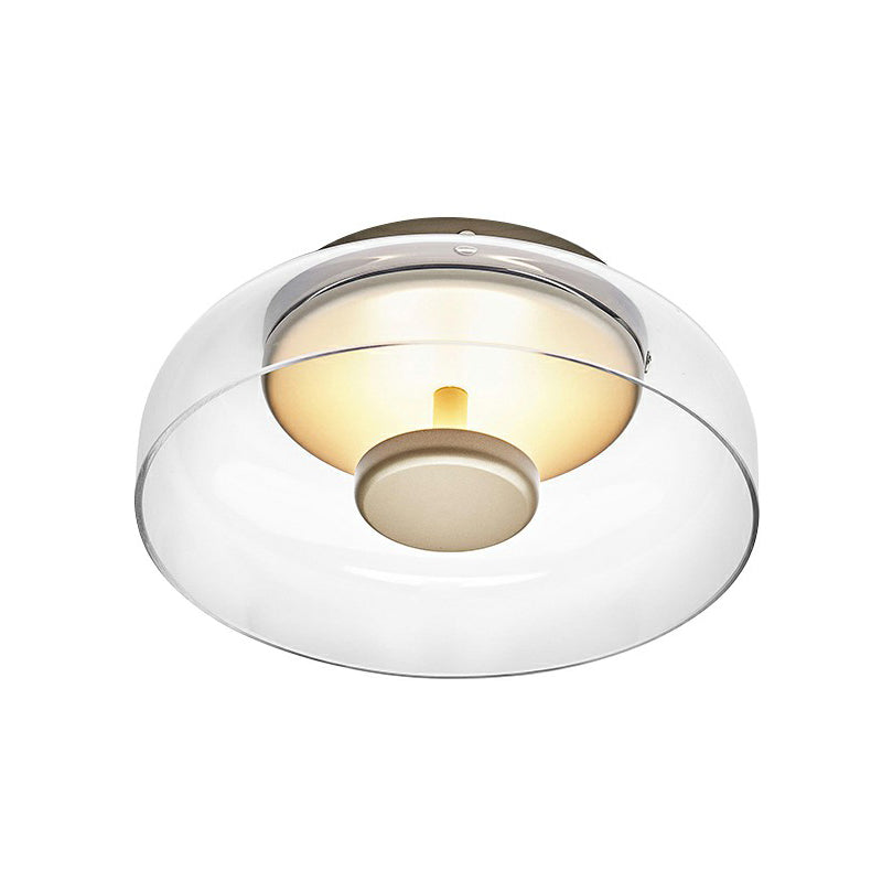 Elegant glass LED ceiling light
