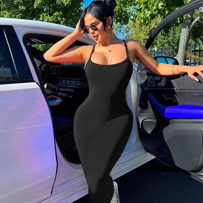 Maxi halter wrap dress