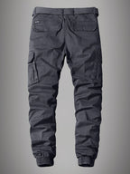 Men's Paweł Cargo Joggers – Stylish Embroidered Multi-Pocket Pants