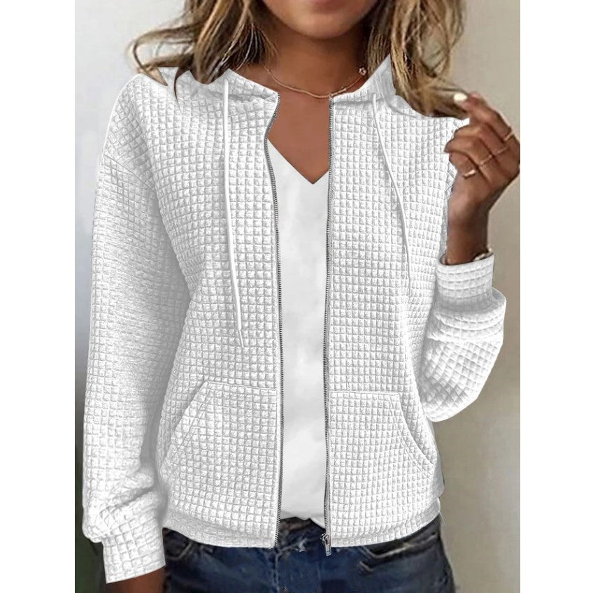 Veste à capuche fermeture éclair - Chic&Shines