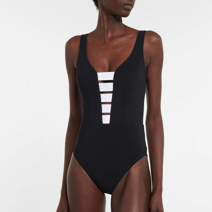 Prune — Maillot une pièce à découpes noir