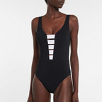 Prune — Maillot une pièce à découpes noir