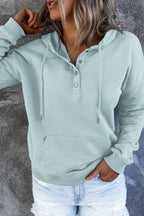 Sweat à capuche basique pour femme, coupe confortable et design sobre