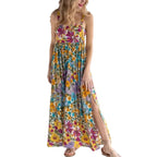 Robe sans manches motifs floraux - Coupe décontractée