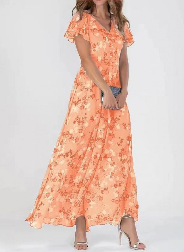 Robe fluide en polyester