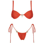 Lætitia — Red underwired swimsuit