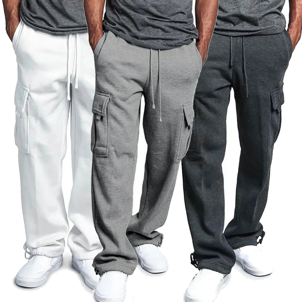 Men's Ultimate Comfort Fleece Cargo Sweatpants