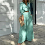 Ensemble haut manche longue et bas ample - Chic&Shines