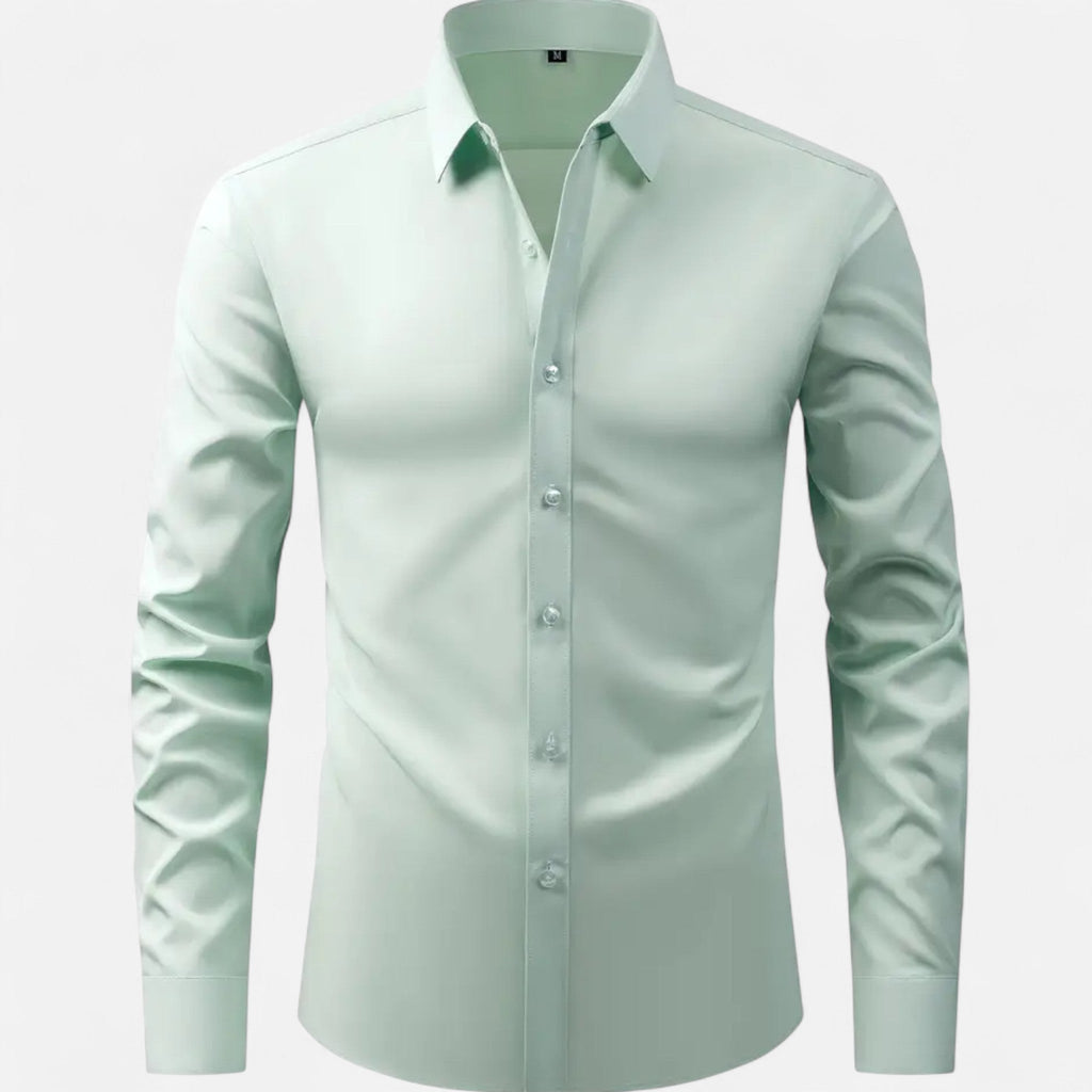 Men's Slim Fit Stretch Long Sleeve Shirt