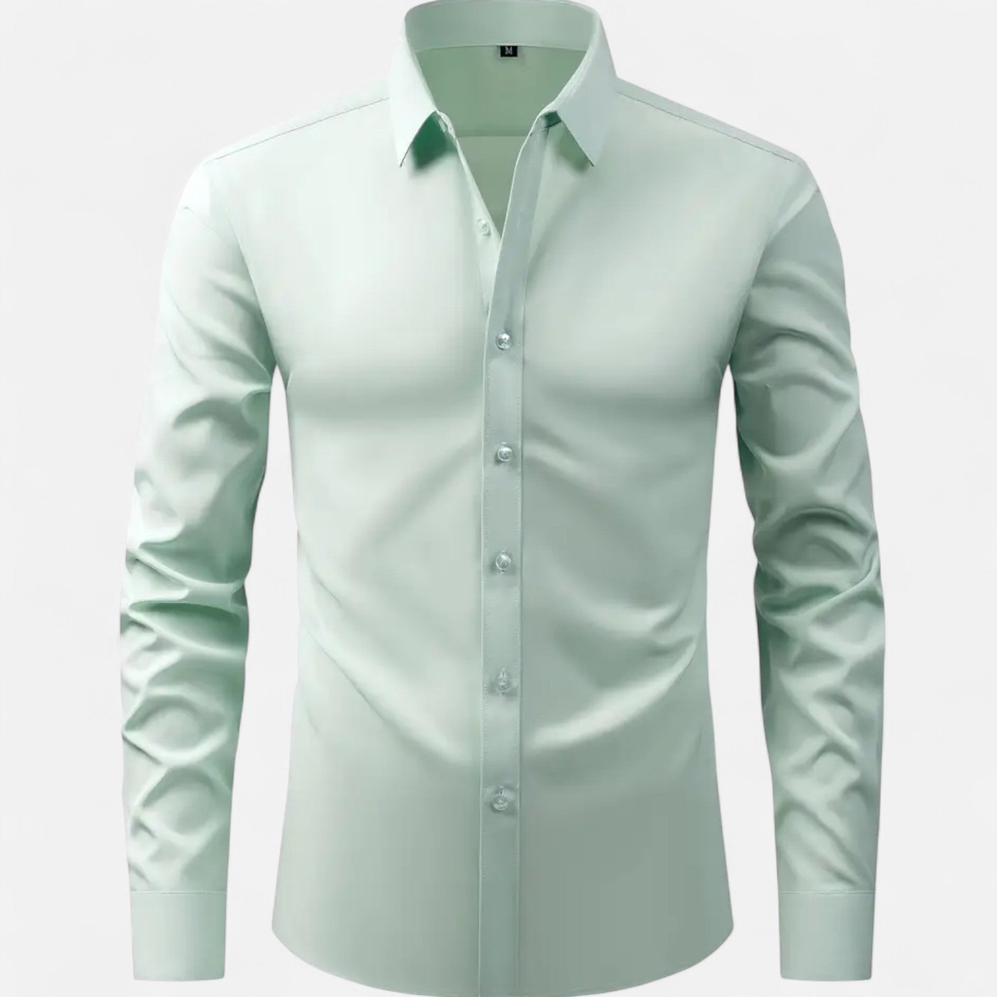 Men's Slim Fit Stretch Long Sleeve Shirt