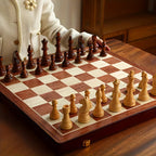 Jeu d'échecs en bois - idéal pour la compétition