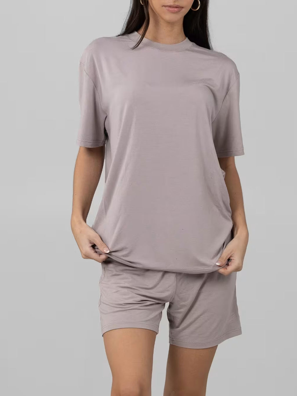 Ensemble de détente en coton – Chemise et short
