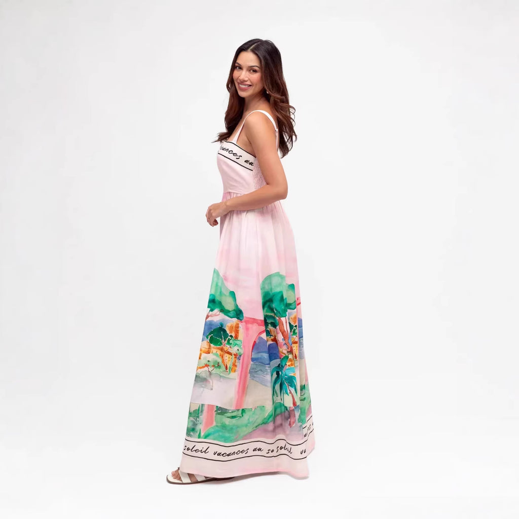 Robe Fluide Lin Bohème – Coupes Midi Chic