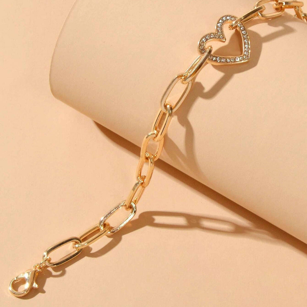 Bracelet pendentif cœur
